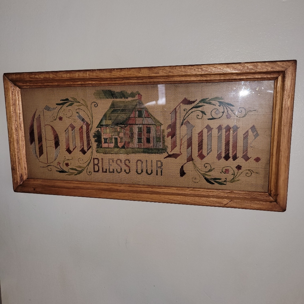Vintage Victorian Sampler